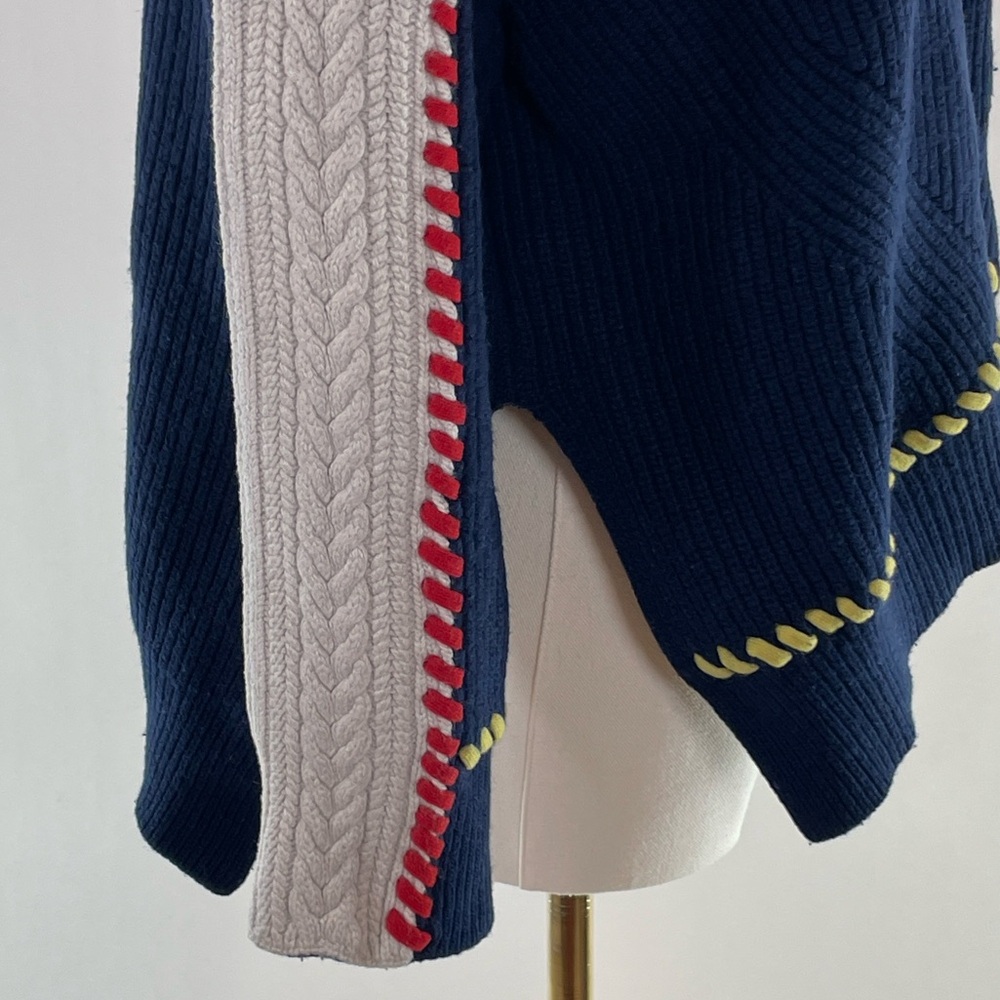SJYP Color Stitched Turtleneck, 6 - Picture 2 of 9